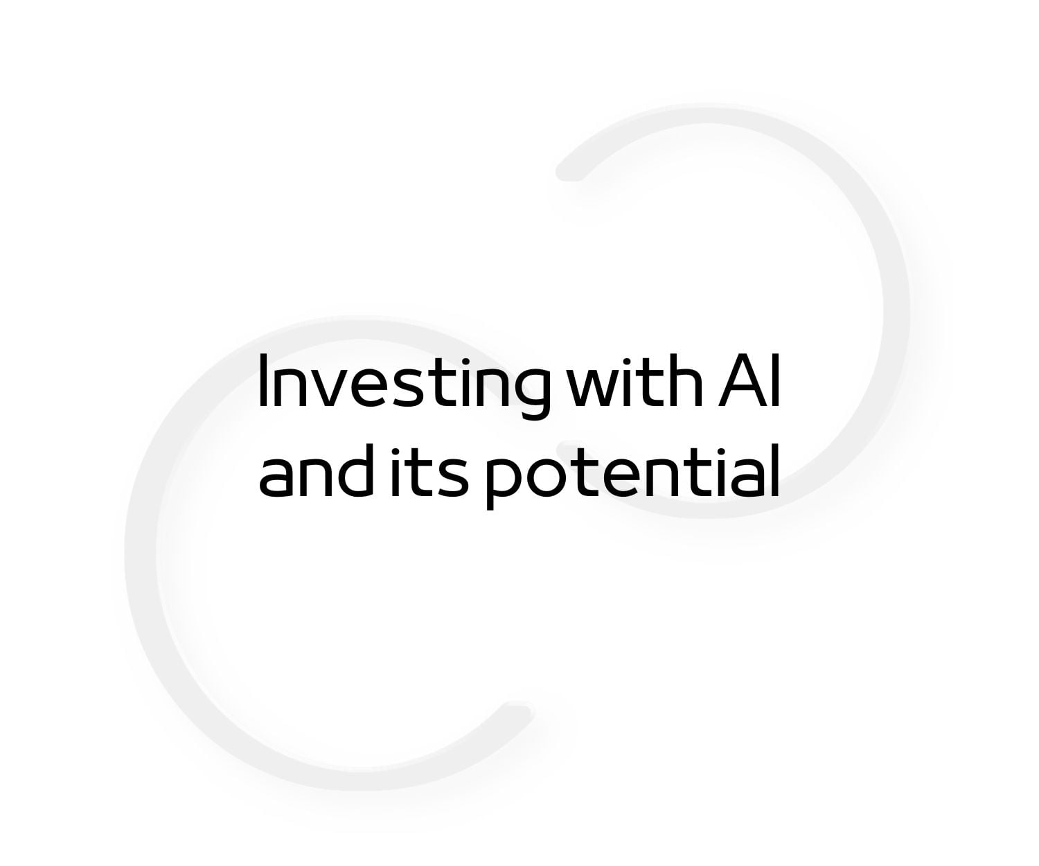 a photo of blog post title about investing with ai