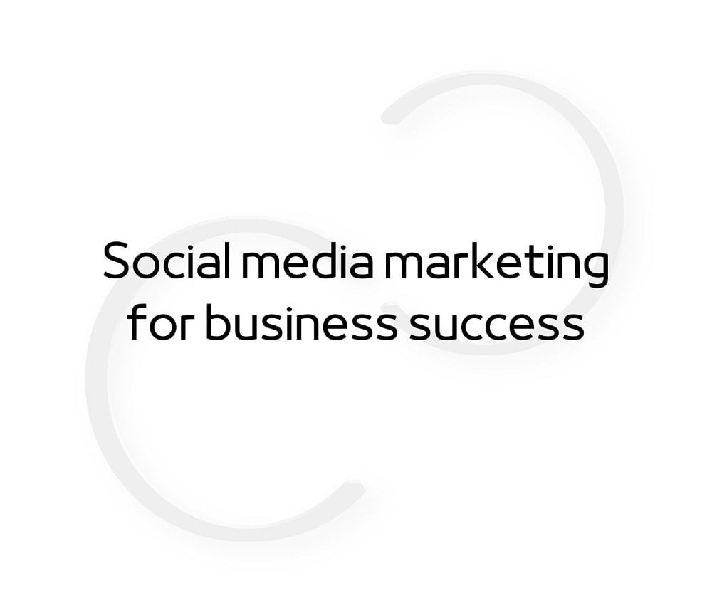a photo of the blog post title of post about social media marketing for business