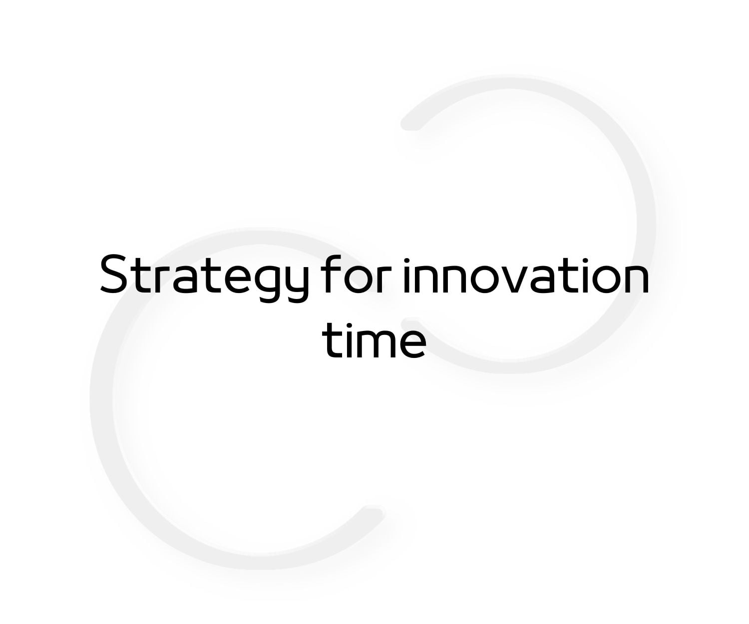 a photo of blog post title about strategy for innovation